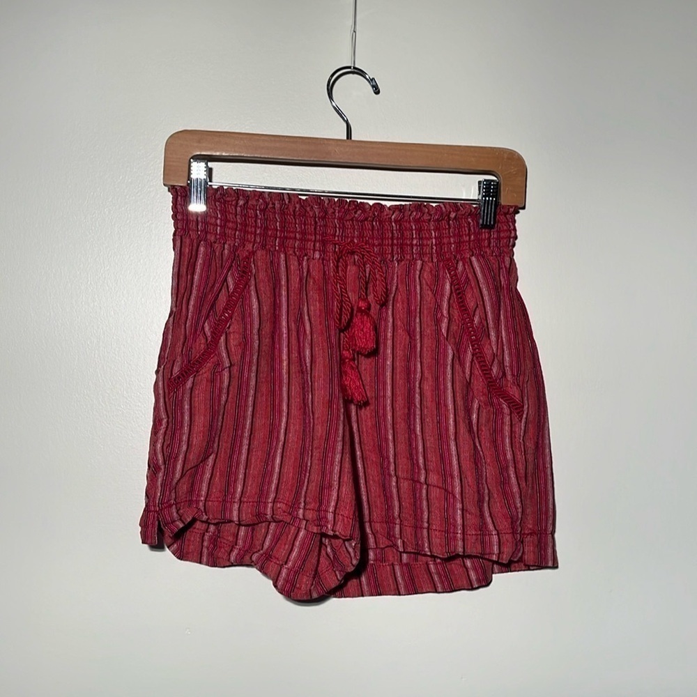 Briggs Linen Blend Striped Shorts